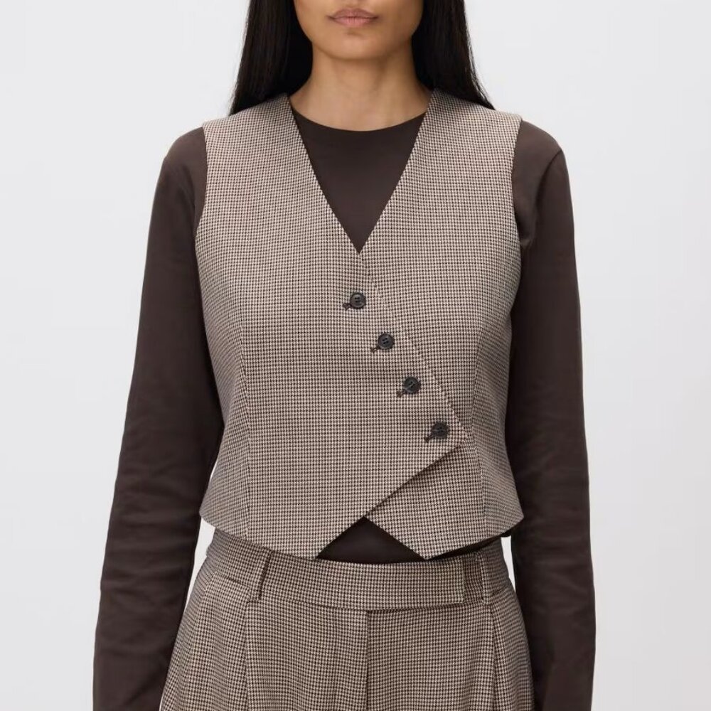 Asymmetric suit vest Color multicolor - RESERVED, size XS